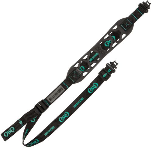 Girls With Guns 8274 Black Label  Black Rubber 22.50"-39" OAL Adjustable