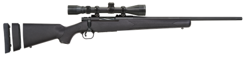Mossberg 27867 Patriot Super Bantam 308 Win Caliber with 5+1 Capacity, 20" Fluted Barrel, Matte Blued Metal Finish & Black Synthetic Stock Right Hand (Youth) Includes 3-9x40mm Scope