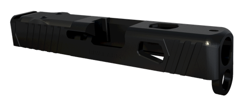 Rival Arms RA10G604A Precision Slide A1 fits Glock 26 Gen3-4 Docter Cut Black QPQ Case Hardened 17-4 Stainless Steel
