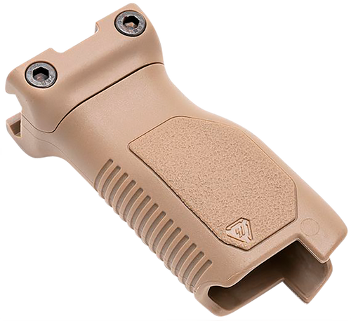 Strike Industries ARCMAGRAILLFDE Angled Vertical Grip Long Flat Dark Earth Polymer with Cable Management Storage for Picatinny Rail