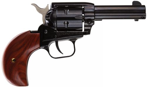 Heritage Mfg RR22MB3BH Rough Rider  22 LR/22 WMR 6 Shot, 3.50" Black Steel Barrel, Cylinder & Zinc Alloy Frame, Cocobolo Bird Head Grip, Hammer/Thumb Safety, Exposed Hammer