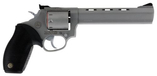 Taurus 2992069 Tracker 992 22 LR or 22 WMR 9rd 6.50" Vent Rib Barrel, Overall Matte Finish Stainless Steel & Black Ribber Grip Includes Cylinder