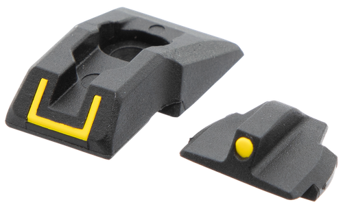 Ruger 90649 Security 9 Sight Set  Black/Yellow