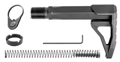 Phase 5 Weapon Systems CMSA Carbine Mini Stock Assembly Black Aluminum for AR15/AR10