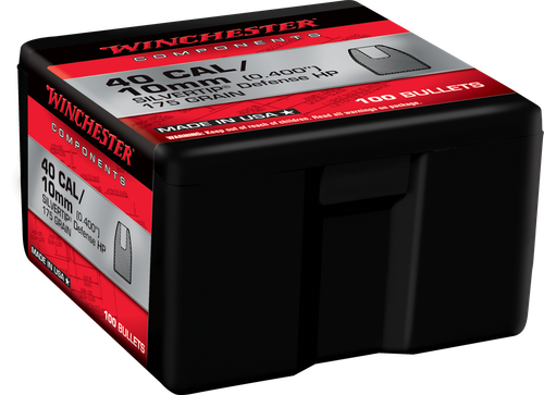 Winchester Ammo WB40ST175X Centerfire Handgun Reloading 40S&W 175gr Silvertip Hollow Point 100 Per Box/10 Case