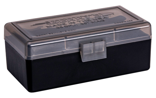 Berry's 92948 Ammo Box  38Special/357Mag Smoke/Black Polypropylene 50rd