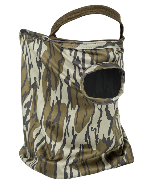 Primos PS6664 Stretch Fit  Mossy Oak Original BottomLand Neoprene 1/2 Face Mask OSFA