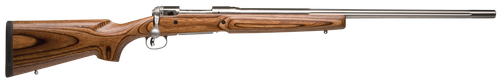 Savage Arms 18469 12 Varminter Low Profile 22-250 Rem 4+1 Cap 26" 1:12" Matte Stainless Rec/Barrel Satin Brown Stock Right Hand (Full Size) with Detachable Box Magazine
