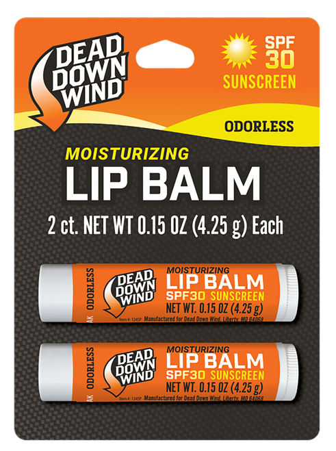 Dead Down Wind 1249BC Lip Balm  0.15 oz Unscented Broad Spectrum SPF 30 Sunscreen