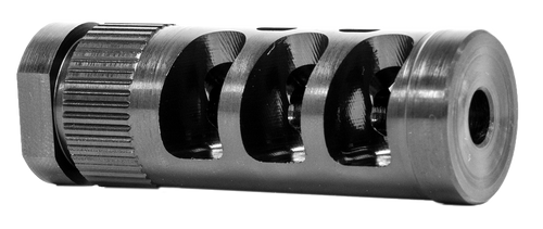 GrovTec US Inc GTHM315 G-Comp Muzzle Compensator Black Nitride Steel with 1/2"-28 tpi Threads for 223 Cal