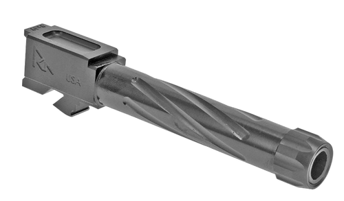 Rival Arms RA20G202D Precision V1 Match Grade 9mm Luger Compatible w/Glock 19 Gen3-4, 4.02" Fluted Threaded PVD Stainless Steel, Target Crown
