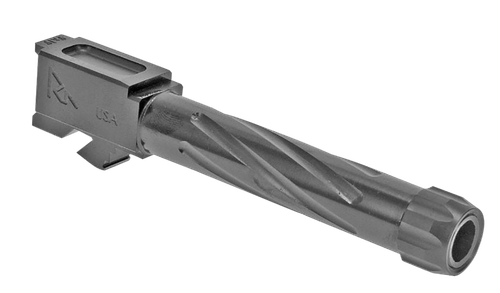 Rival Arms RA20G202D Precision V1 Match Grade 9mm Luger Compatible w/Glock 19 Gen3-4, 4.02" Fluted Threaded PVD Stainless Steel, Target Crown