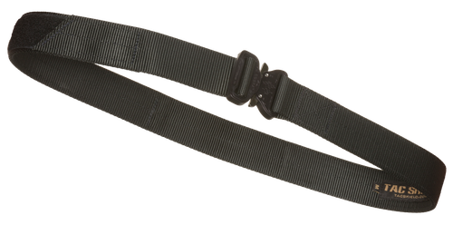Tacshield T303XLBK Tactical Gun Belt Black Webbing 42-46" 1.75" Wide Buckle Closure