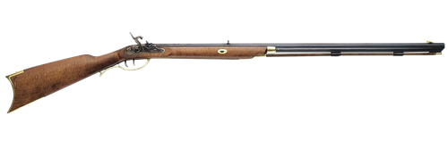 Traditions R26128101 Crockett Muzzleloader 32 Cal Percussion 32" Blued Hardwood