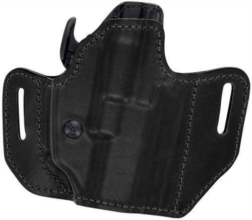 Bianchi 54501 Allusion Assent Pro-Fit OWB Size 04 Black Leather Belt Slide Fits Springfield XD Fits Sig P220 Fits FN FNP Right Hand