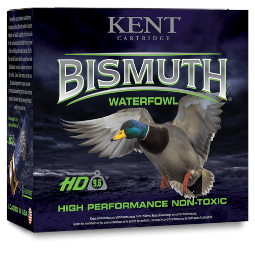 Kent Cartridge B203W285 Bismuth Waterfowl 20 Gauge 3" 1 oz Bismuth 5 Shot 25 Per Box/ 10 Case