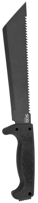 S.O.G SOG-MC04-N SOGfari  10" Black Hardcased 3Cr13MoV SS Blade Black Kraton Handle 16" Long Includes Sheath