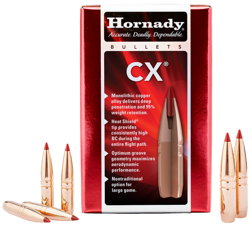 Hornady 301934 CX  30 Cal 180 gr Copper Solid 50 Per Box/ 25 Case