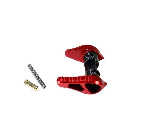TIMBER CREEK OUTDOOR INC AMBISSR Safety Selector 45/90 Degree AR Platform Red Anodized Aluminum Ambidextrous