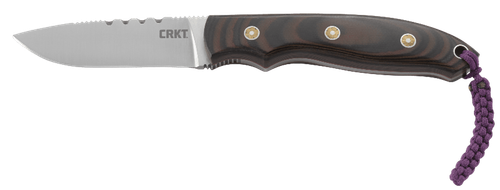 CRKT 2861 Hunt'N Fisch  2.99" Fixed Plain Satin 9Cr18MoV SS Blade/Multi-Color G10 Handle Includes Lanyard/Sheath