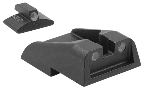 Meprolight USA 195933101 Tru-Dot  Green Tritium White Outline Front Sight-Green Tritium White Outline Rear Sight IWI Jericho 941/Baby Eagle
