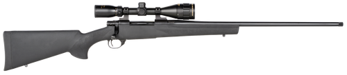 Howa HGP2300B M1500 Gamepro Gen2 300 Win Mag 3+1 24" Threaded Barrel, Blued Metal Finish, Black Fixed Hogue Pillar-Bedded Overmolded Stock, Includes GamePro 4-12x40mm Scope