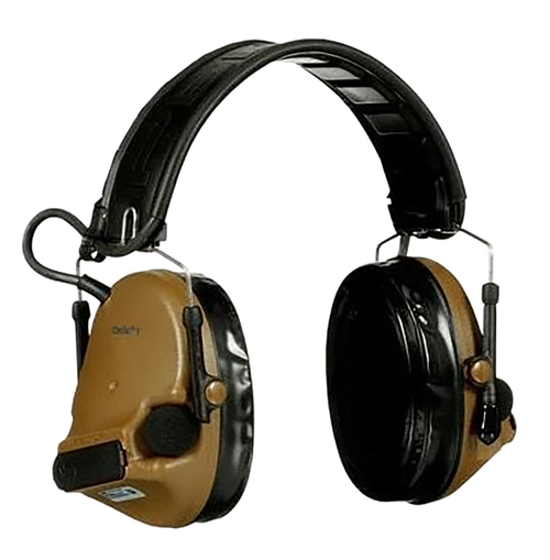 Peltor MT20H682FB09CY ComTac V Hearing Defender Headset 23 dB Over the Head Coyote Brown Adult