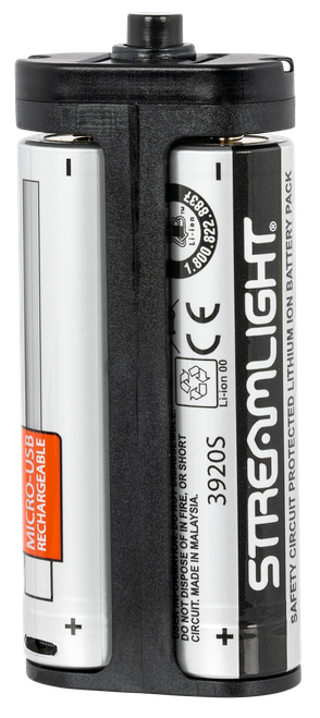 Streamlight 78105 Stinger 2020 Battery Pack  Black/Silver 3.7 Volts 2,600 mAh (2) Single Pack