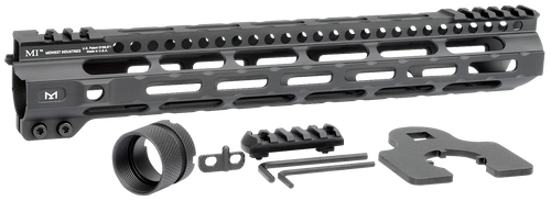 Midwest Industries MIULW12625 Ultralight  AR-15 Black Hardcoat Anodized Aluminum/Polymer 12.625" Picatinny/M-LOK