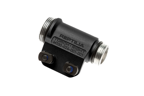 Reptilia LLC 100043 Torch  Black Anodized 3V/CR123 Right Side