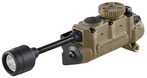 Streamlight  Sidewinder Stalk Helmet Light 23/28/57/76 Lumens White White/Red/Green/Blue/IR LED Bulb Coyote 28 Meters Distance