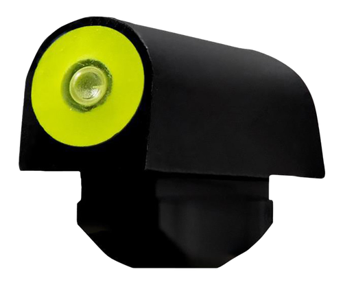 XS Sights RV0003N3Y Big Dot Revolver Front Sight- Smith & Wesson  Black | Green Tritium Yellow Outline Front Sight