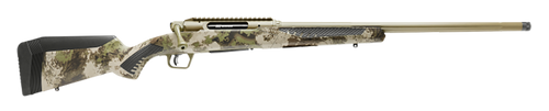Savage Arms 58028 Impulse Big Game 7mm PRC 2+1 22" Threaded, Hazel Green Cerakote Barrel/Rec, Woodland Camo Fixed AccuStock with AccuFit, Includes Detachable Box Mag
