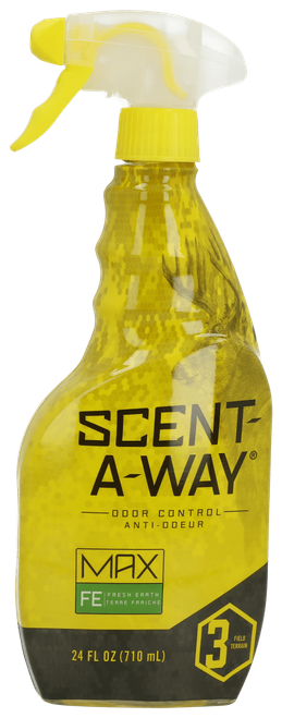 Scent-A-Way 100084 Max Field Spray Odor Eliminator Earth Scent 24 oz Trigger Spray