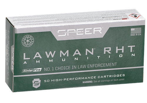 Speer 53375 Lawman Training RHT 40S&W 125gr SinterFire Frangible 50 Per Box/20 Case