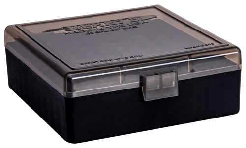 Berry's 75321 Ammo Box  38Special/357Mag Smoke/Black Polypropylene 100rd
