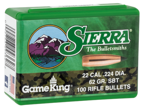 Sierra 9362 GameKing  62gr Spitzer Boat Tail 100/Box