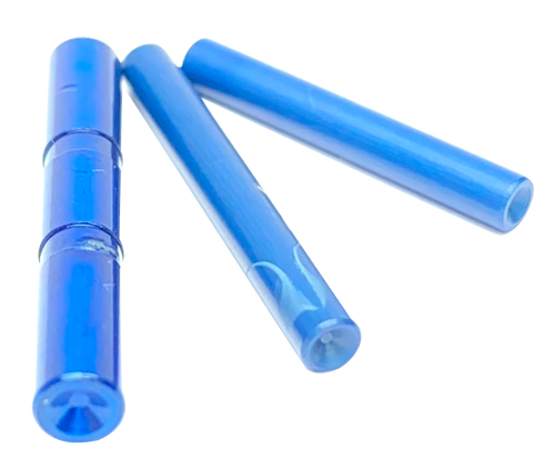 Cross Armory CRG5PSBL 3 Pin Set Dimpled Compatible w/Glock 17/19/26/34 Gen5 Blue Steel
