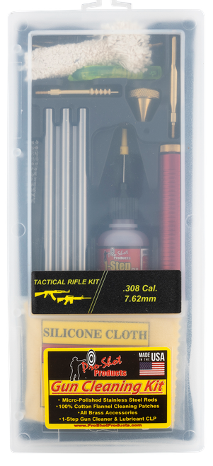 Pro-Shot TR308KIT Tactical Classic Box Kit Multi-Caliber Rifle/Black Plastic Case