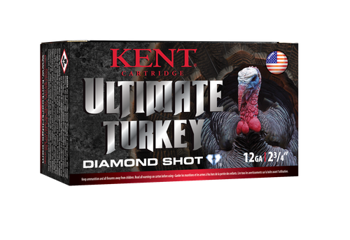 Kent Cartridge C122TK465 Ultimate Turkey 12Gauge 2.75" 1 5/8oz 5Shot 10 Per Box/10 Case