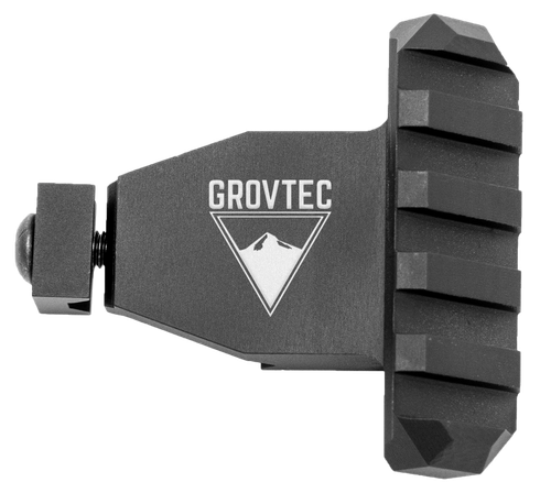 GrovTec US Inc GTSW321 Picatinny Rail  Angled Black Anodized Aluminum
