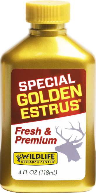 Wildlife Research 4054 Special Golden Estrus Buck Lure Deer Attractant Doe In Estrus Scent 4 oz Bottle