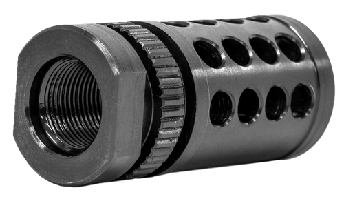 GrovTec US Inc GTHM318 G-Nite Flash Suppressor Black Nitride Steel with 5/8"-24 tpi Threads for 308 Cal