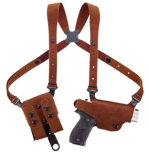 Galco CL2636 Classic Lite 2.0 Shoulder System Size Fits Chest Up To 56" Natural Leather Shoulder Fits Ruger LC Fits Ruger EC9 Right Hand