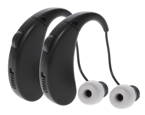 Walker's GWPRCHUE2PK Ultra Ear BTE Hearing Enhancer 22 dB Behind the Ear Rechargeable 2 Pack