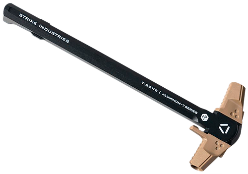 Strike Industries ARTBCH223BKFDE T-Bone Charging Handle .223/5.56x45mm Nato Flat Dark Earth Polymer Handles Aluminum Shaft for AR-15