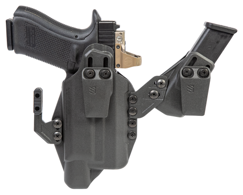 Blackhawk 416963BK Stache  IWB Size 63 Black Polymer Belt Clip Fits S&W M&P Shield w/Crimson Trace Laser Ambidextrous
