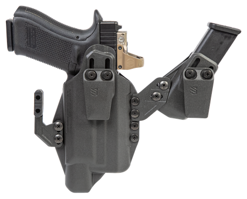 Blackhawk 416963BK Stache  IWB Size 63 Black Polymer Belt Clip Fits S&W M&P Shield w/Crimson Trace Laser Ambidextrous