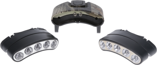 Cyclops CYCHCDTWGN Orion Tilt 30 Lumens Green/White LED Bulb Camo Clip-On