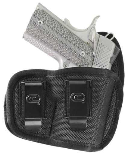 Crossfire Shooting Gear CRFCYCLSA1M1R The Cyclone  IWB/OWB Size 01 Black Foam Laminate Belt Clip Fits Micro 1-1.50" Barrel Right Hand